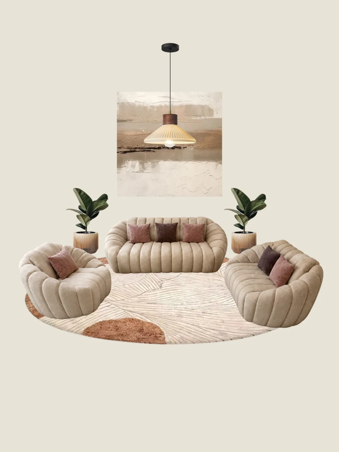 Sala de madera Muebles Rubí