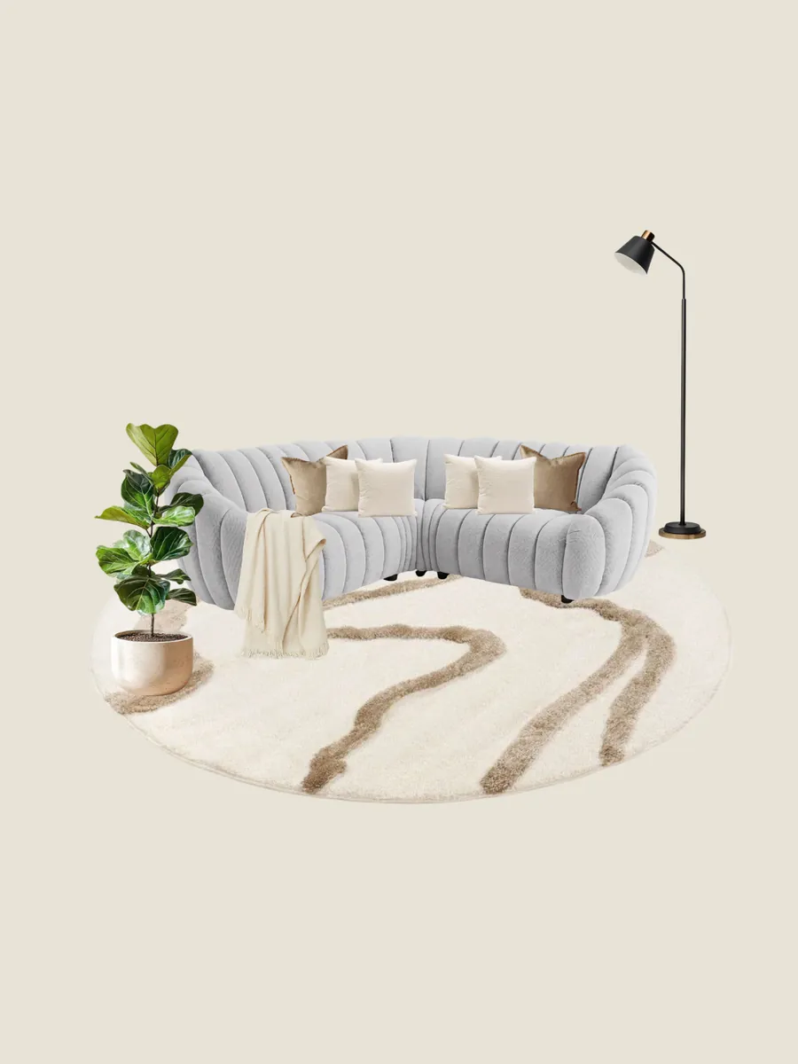 Sala tapizada Muebles Rubí